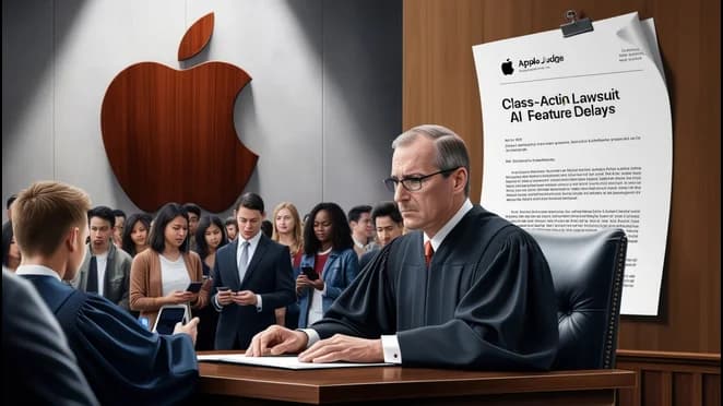 Apple Faces Class-Action Lawsuit Over AI Feature Delays