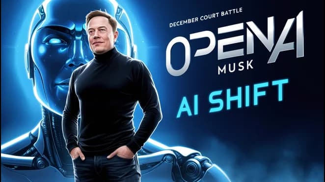 Elon Musk, OpenAI Set for December Court Battle Over AI Shift