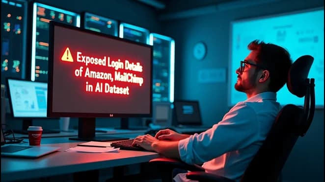Exposed Login Details of Amazon, MailChimp in AI Dataset
