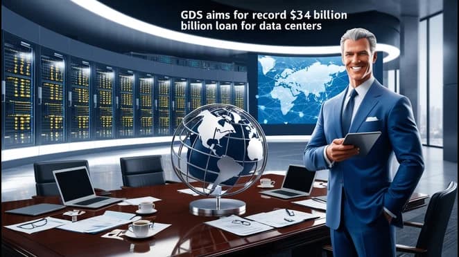 GDS Aims for Record $3.4 Billion Loan for Data Centers