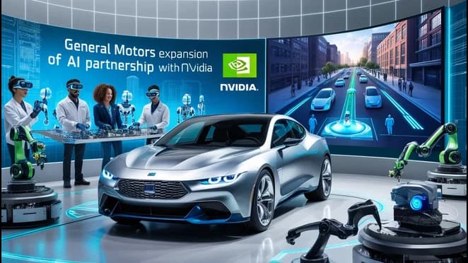 GM Expands AI Partnership with Nvidia for Cars and Factories