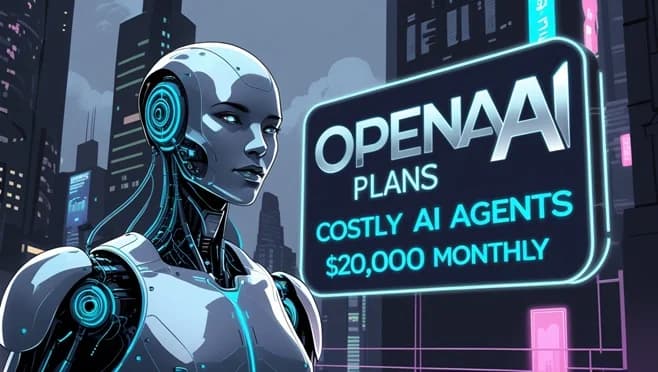OpenAI Plans Costly AI Agents, Prices May Reach $20,000 Monthly