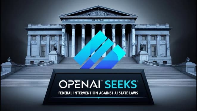 OpenAI Seeks Federal Intervention Against AI State Laws