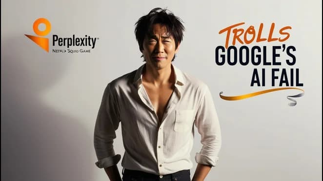 Perplexity Trolls Google’s AI Fail in New Ad Featuring Squid Game Star