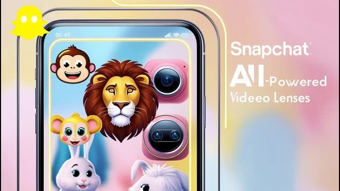 Snapchat Introduces AI-Powered Video Lenses Featuring Animals