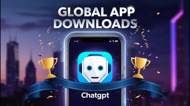 ChatGPT Tops Global App Downloads for the First Time
