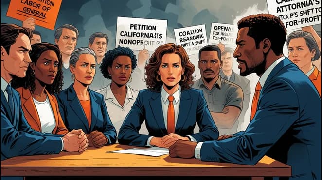 Labor and Nonprofit Groups Ask California AG to Block OpenAI's For-Profit Shift