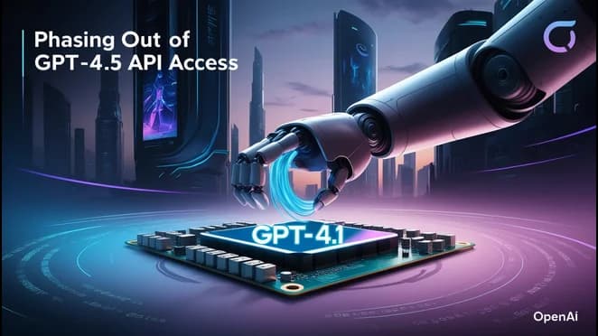 OpenAI Phasing Out GPT-4.5 API Access in Favor of GPT-4.1