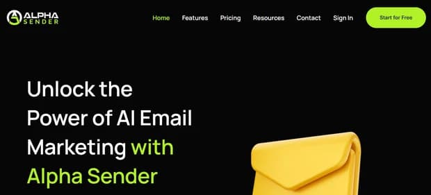 Alpha Sender