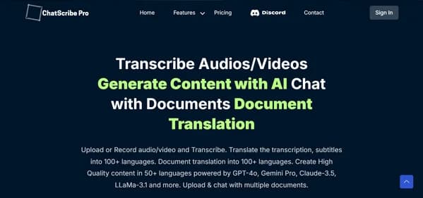 ChatScribe Pro