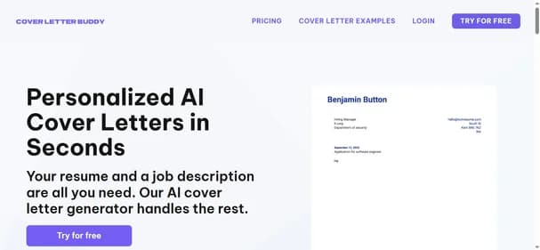 CoverLetterBuddy
