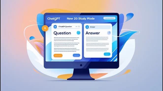 ChatGPT’s New Study Mode Turns Answers Into Interactive Learning