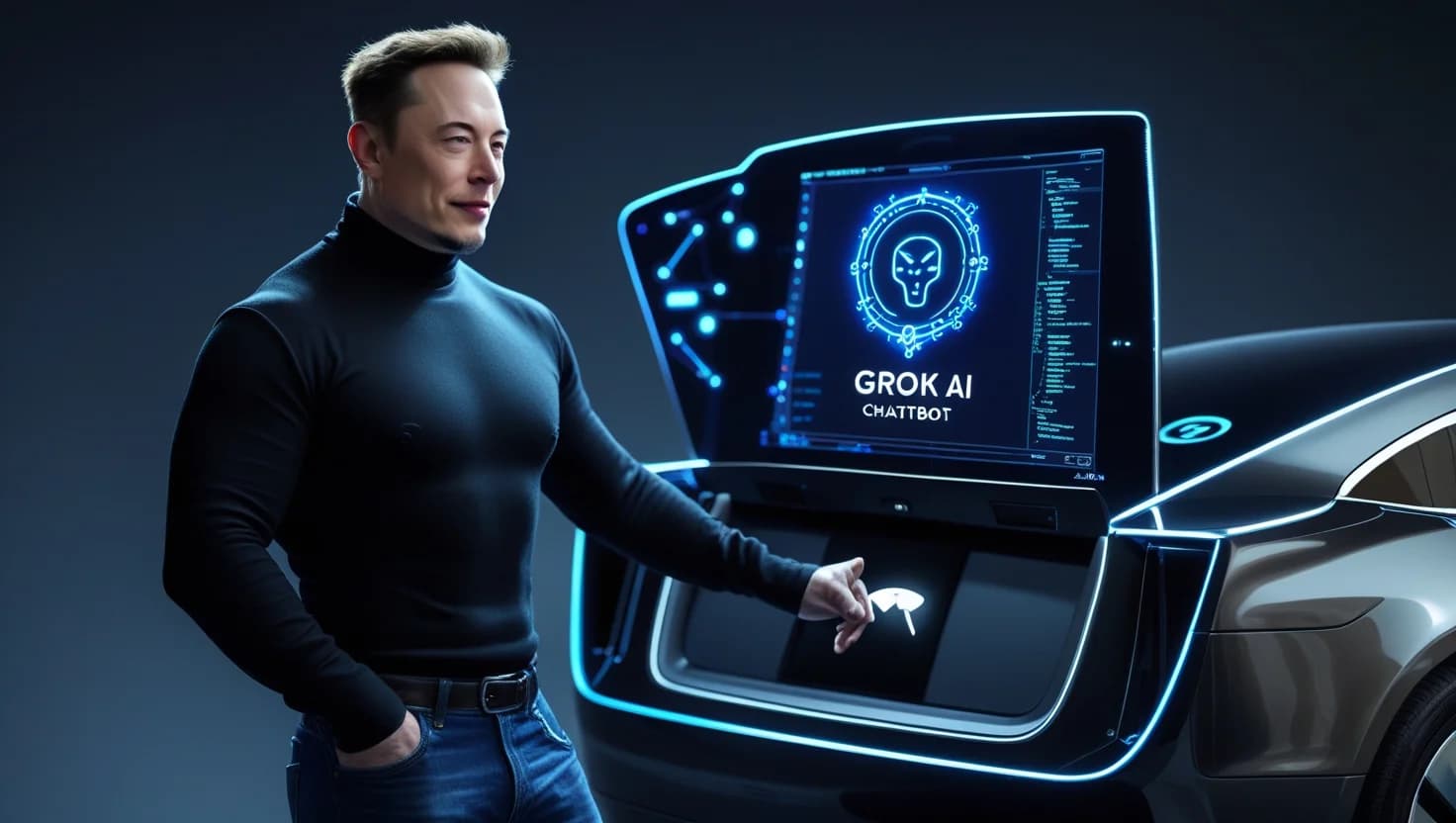 Elon Musk Set to Bring Grok AI Chatbot to Tesla Vehicles