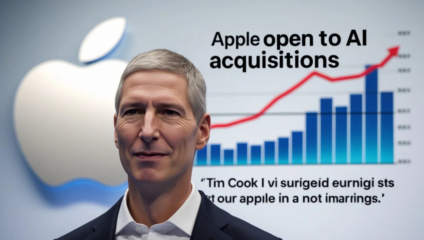 Tim Cook Says Apple Open to AI Acquisitions as Earnings Surge