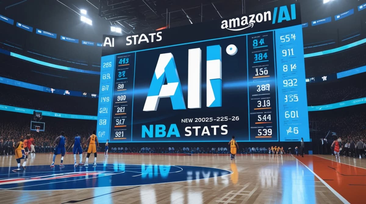 Amazon’s AI will Deliver New NBA Stats for the 2026–26 Season