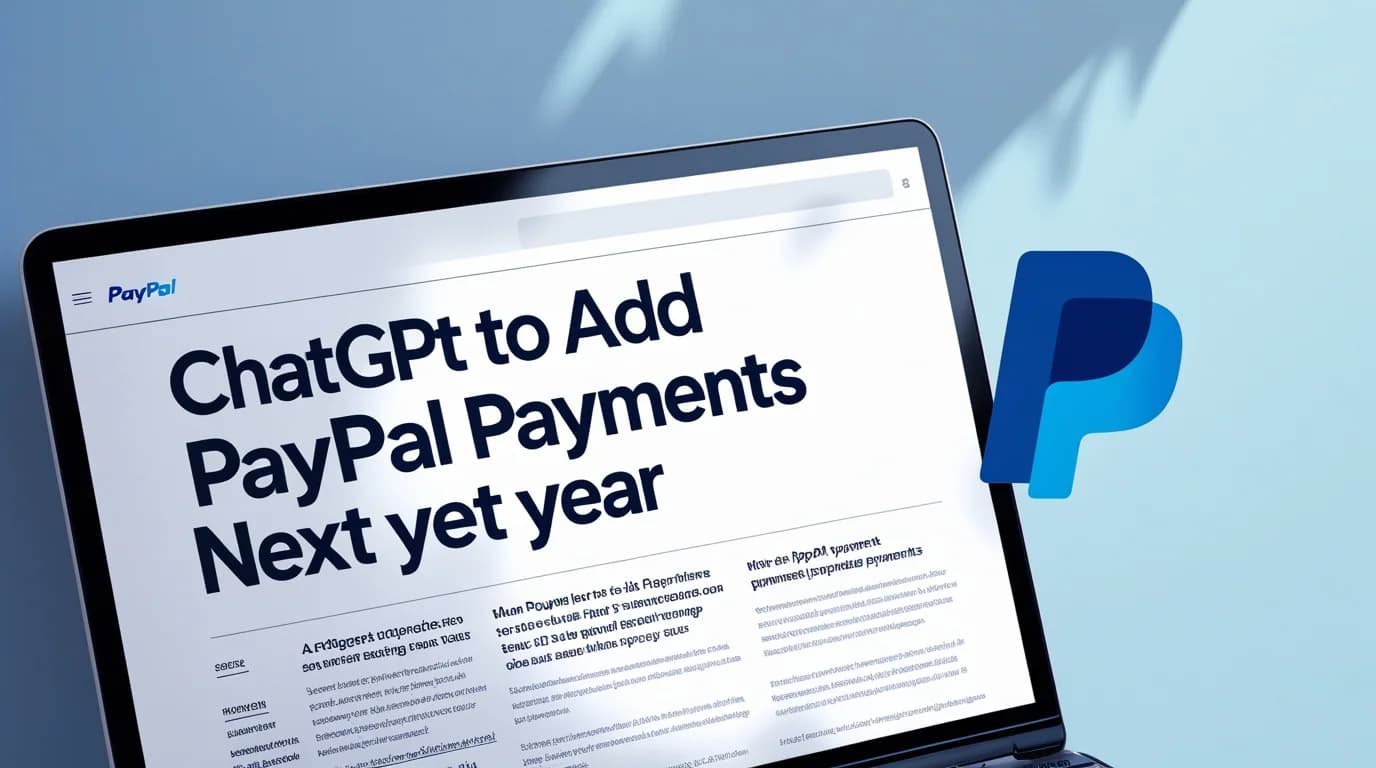 ChatGPT to Add PayPal Payments Next Year