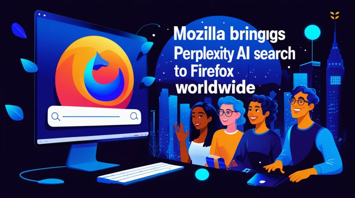 Mozilla brings Perplexity AI search to Firefox worldwide