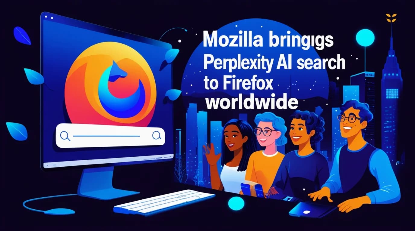 Mozilla brings Perplexity AI search to Firefox worldwide