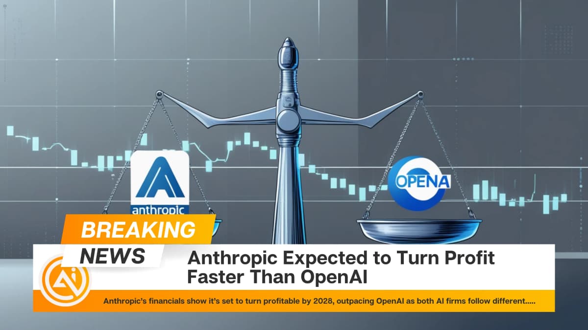 Anthropic Expected to Turn Profit Faster Than OpenAI