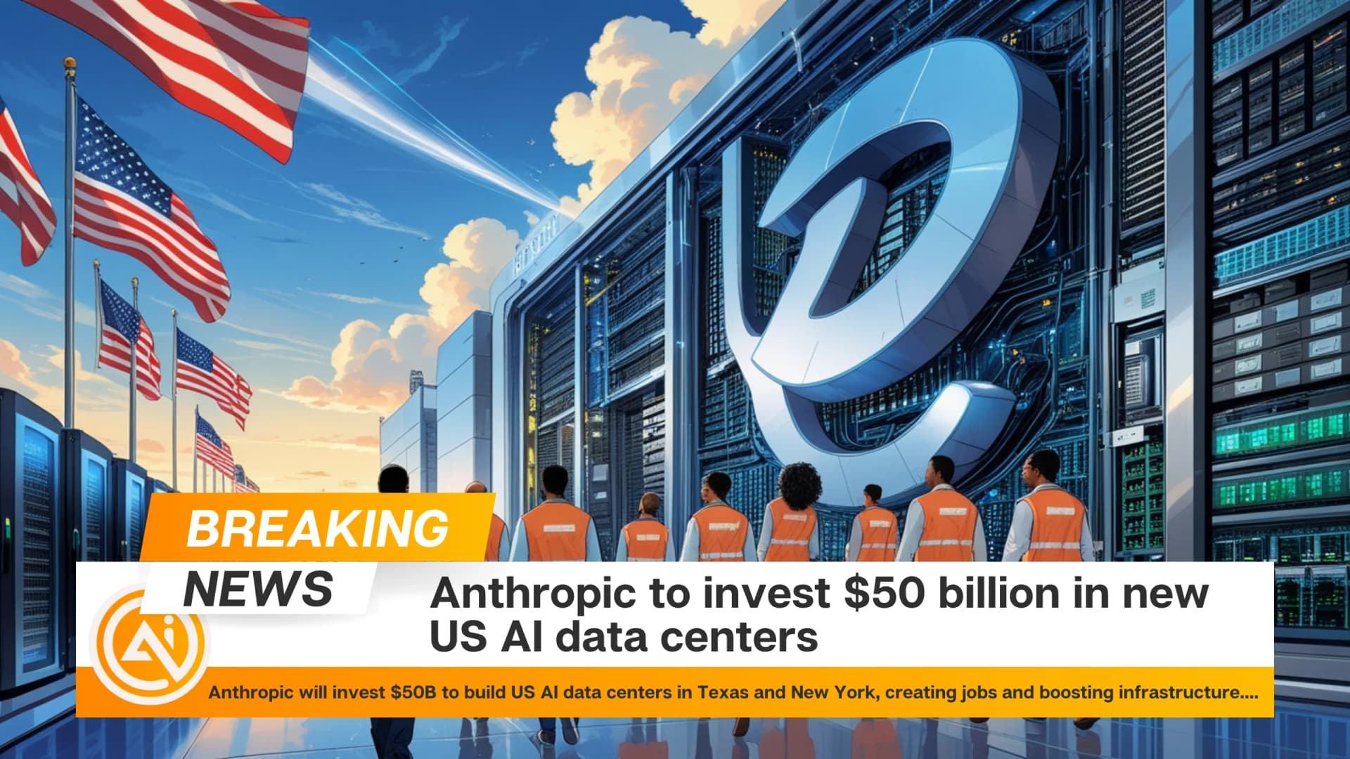 Anthropic to invest $50 billion in new US AI data centers
