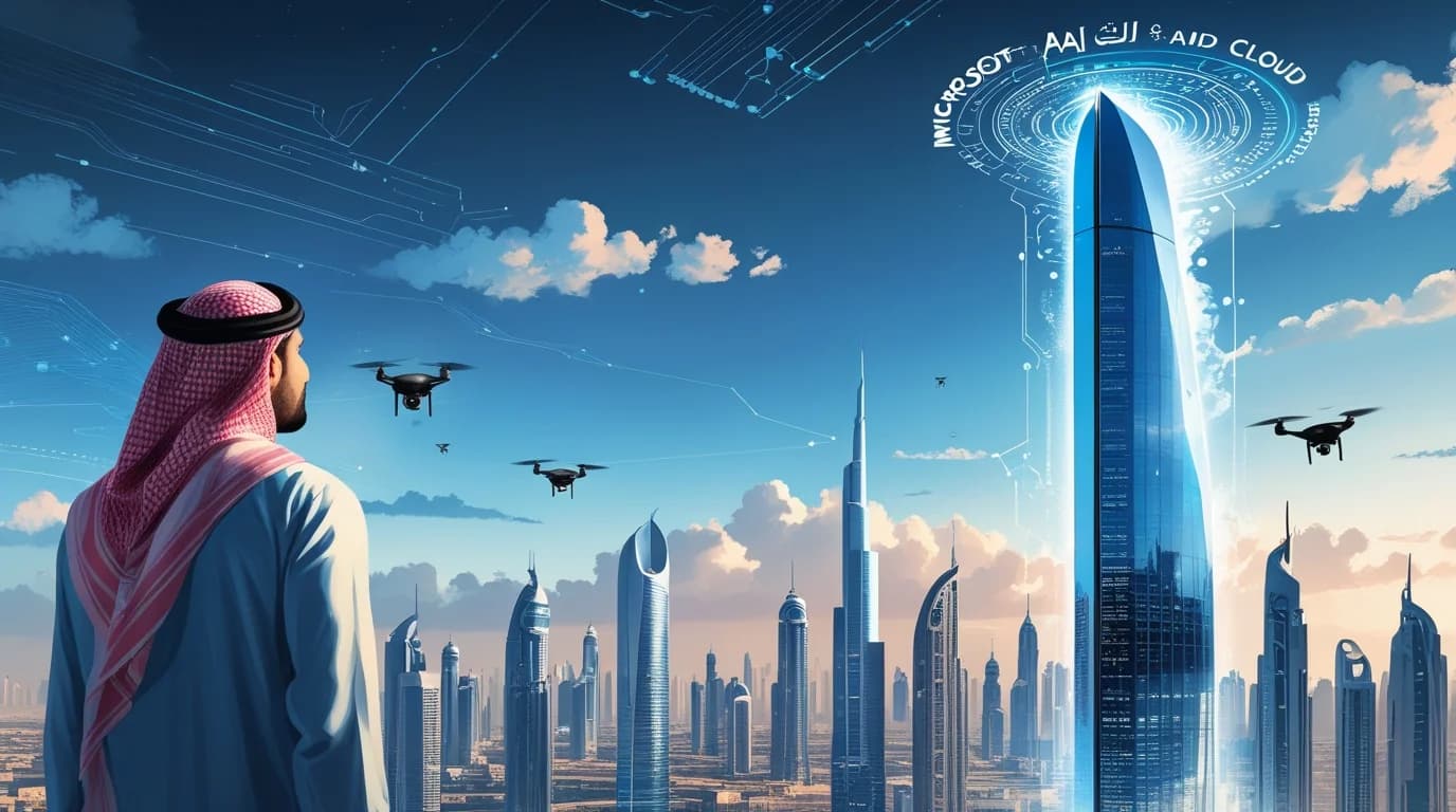 Microsoft Plans $15 B AI & Cloud Push in UAE by 2029