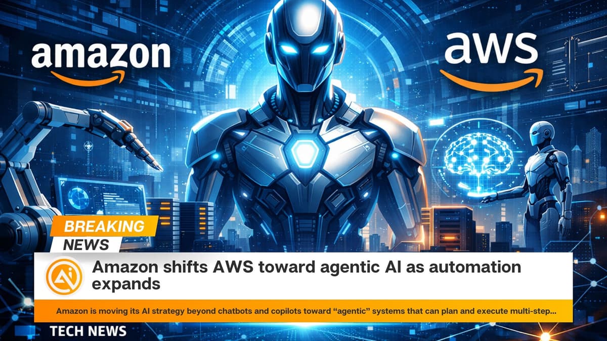 Amazon shifts AWS toward agentic AI as automation expands