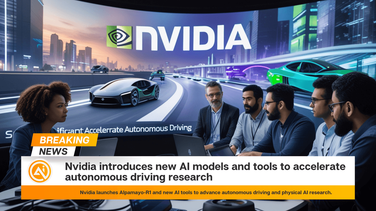 Nvidia introduces new AI models and tools to accelerate autonomous driving research