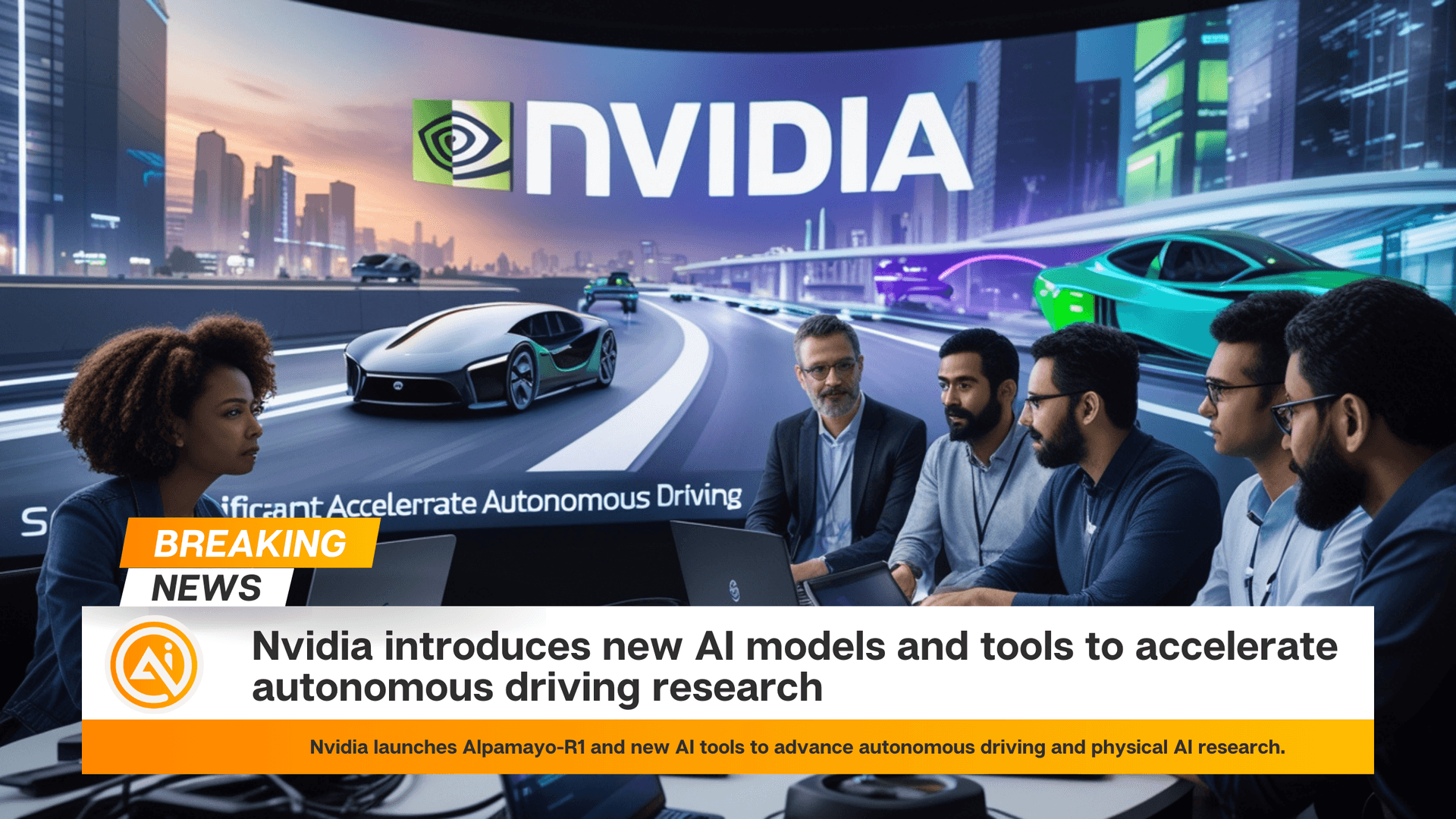 Nvidia introduces new AI models and tools to accelerate autonomous driving research