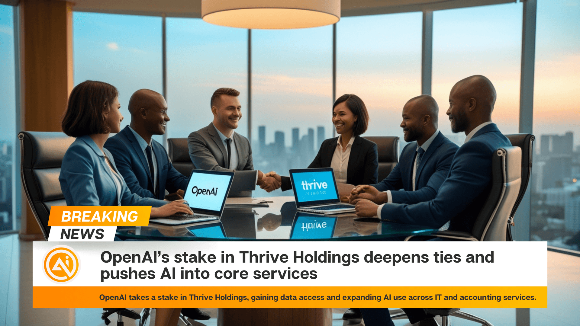 OpenAI’s stake in Thrive Holdings deepens ties and pushes AI into core services