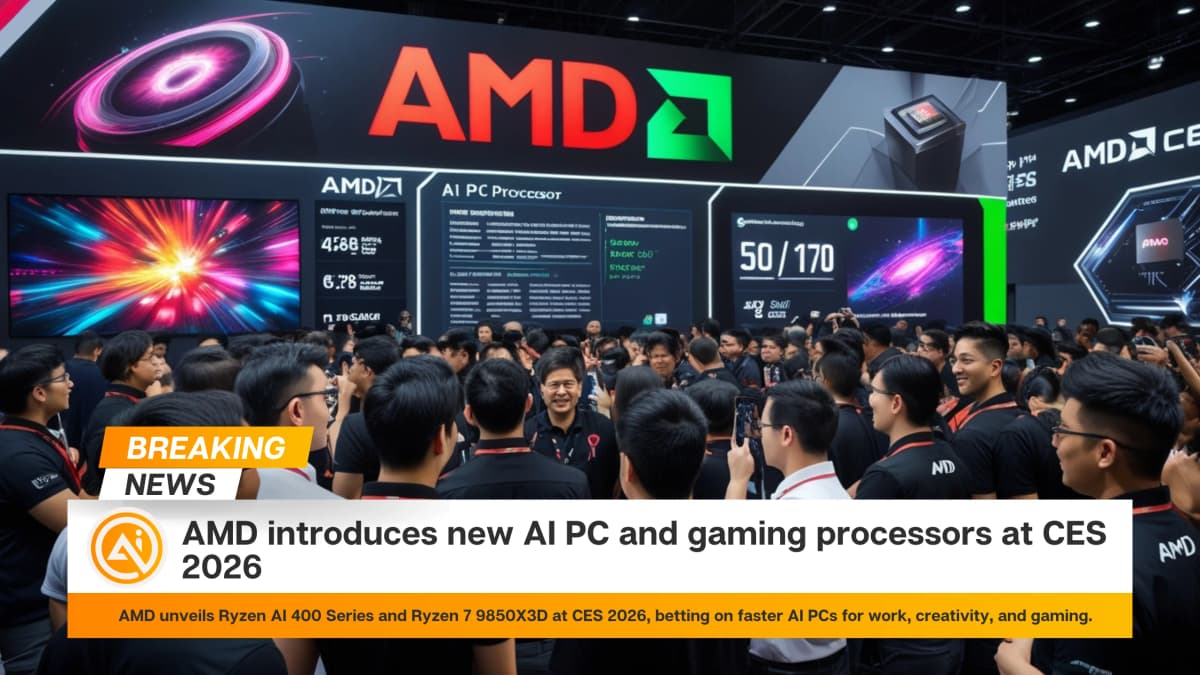 AMD introduces new AI PC and gaming processors at CES 2026