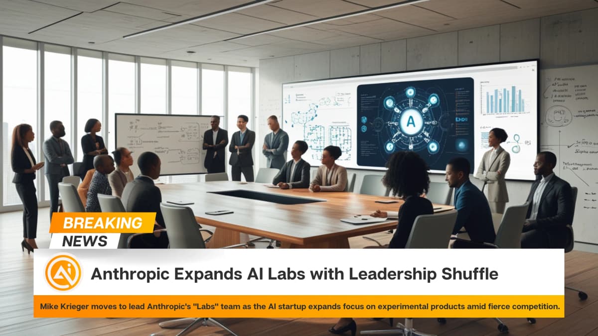 Anthropic Expands AI Labs with Leadership Shuffle