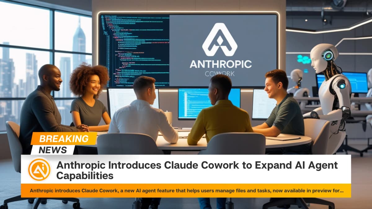 Anthropic Introduces Claude Cowork to Expand AI Agent Capabilities
