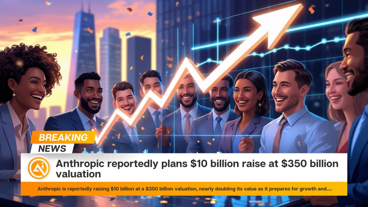 Anthropic reportedly plans $10 billion raise at $350 billion valuation