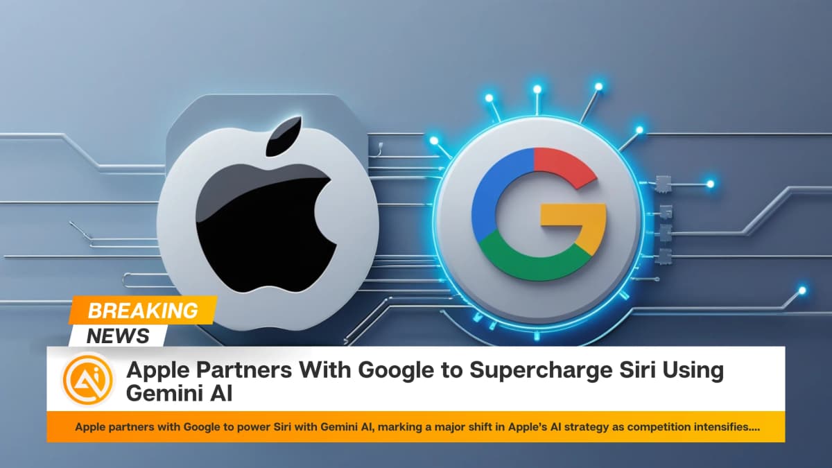 Apple Partners With Google to Supercharge Siri Using Gemini AI