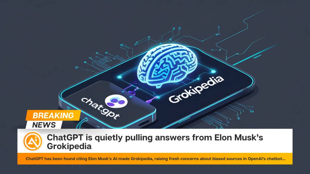 ChatGPT is quietly pulling answers from Elon Musk’s Grokipedia