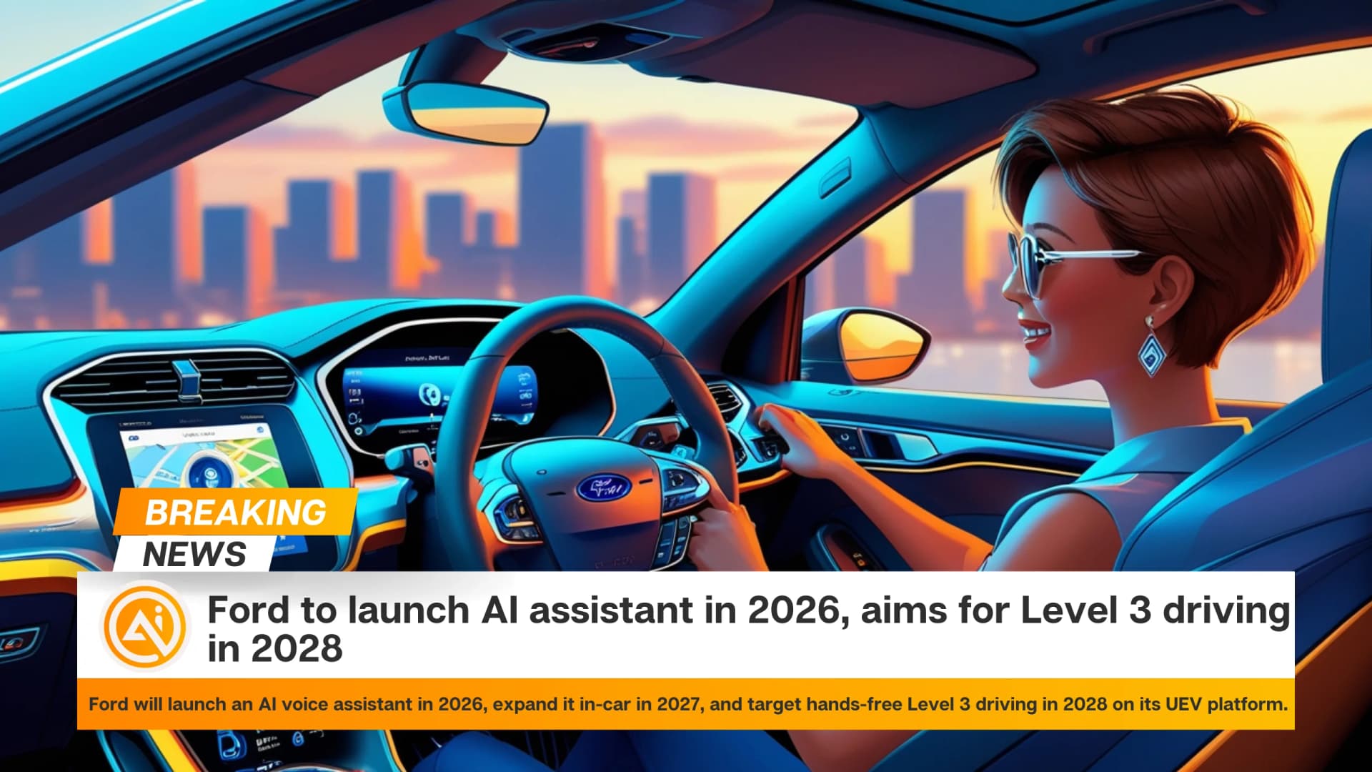 Ford to launch AI assistant in 2026, aims for Level 3 driving in 2028