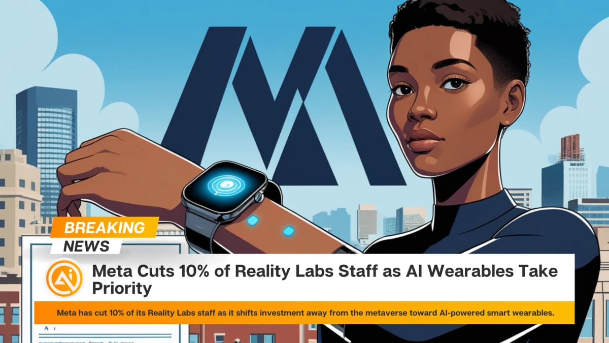 Meta Cuts 10% of Reality Labs Staff as AI Wearables Take Priority