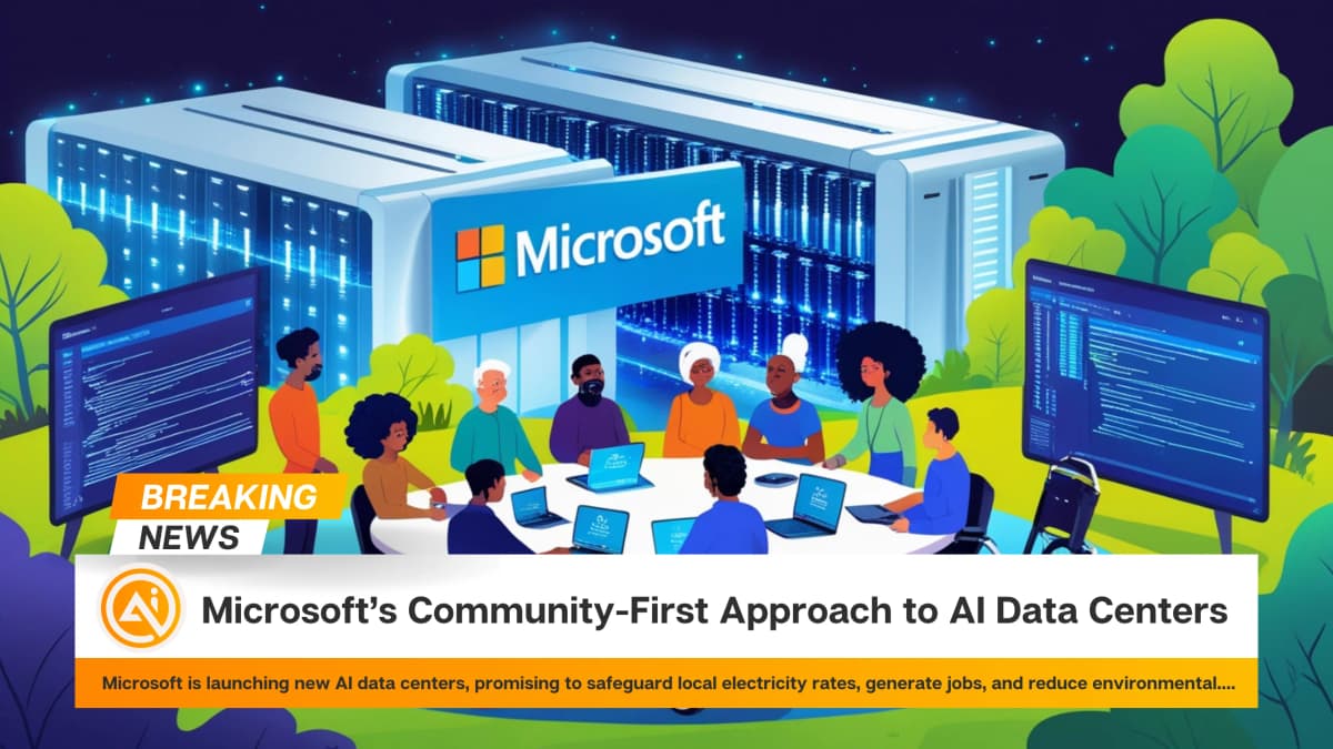 Microsoft’s Community-First Approach to AI Data Centers