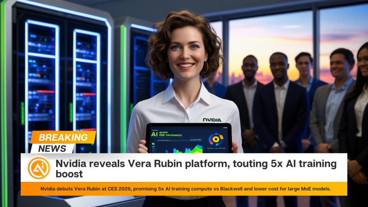 Nvidia reveals Vera Rubin platform, touting 5x AI training boost