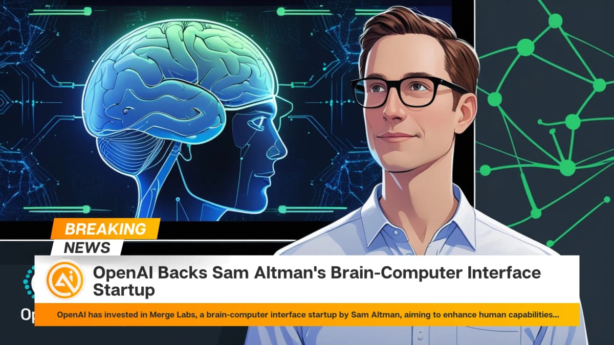 OpenAI Backs Sam Altman's Brain-Computer Interface Startup