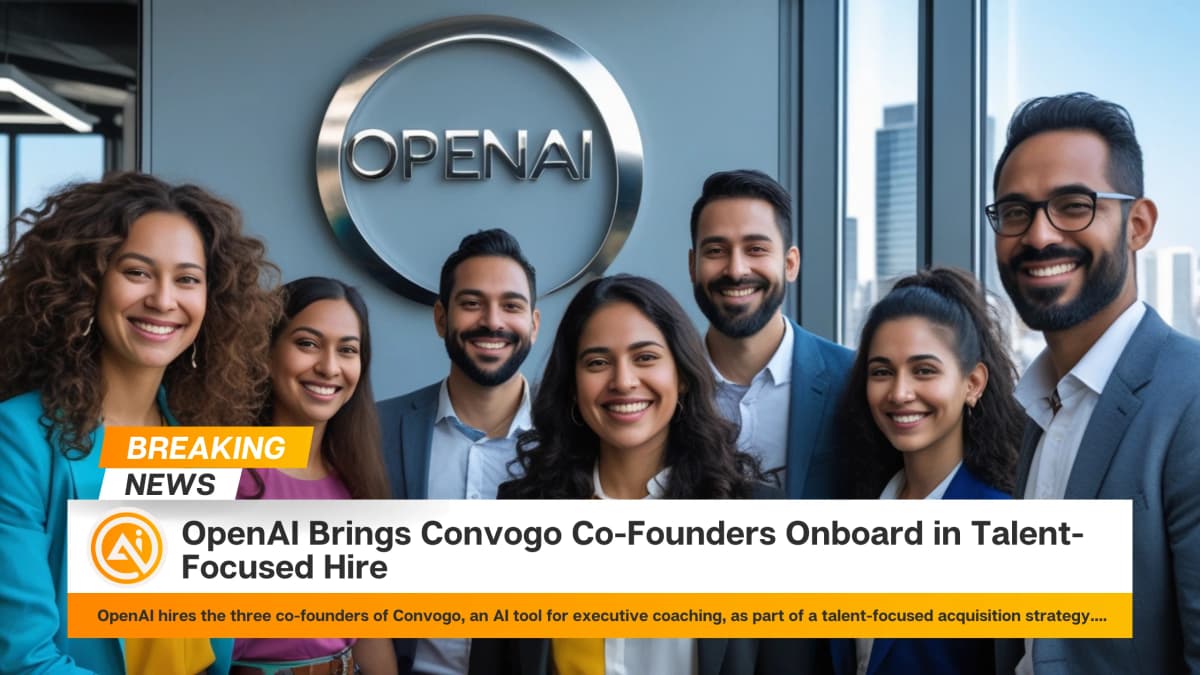 OpenAI Brings Convogo Co-Founders Onboard in Talent-Focused Hire