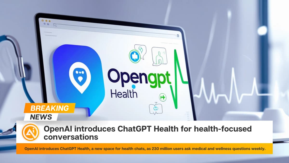 OpenAI introduces ChatGPT Health for health-focused conversations