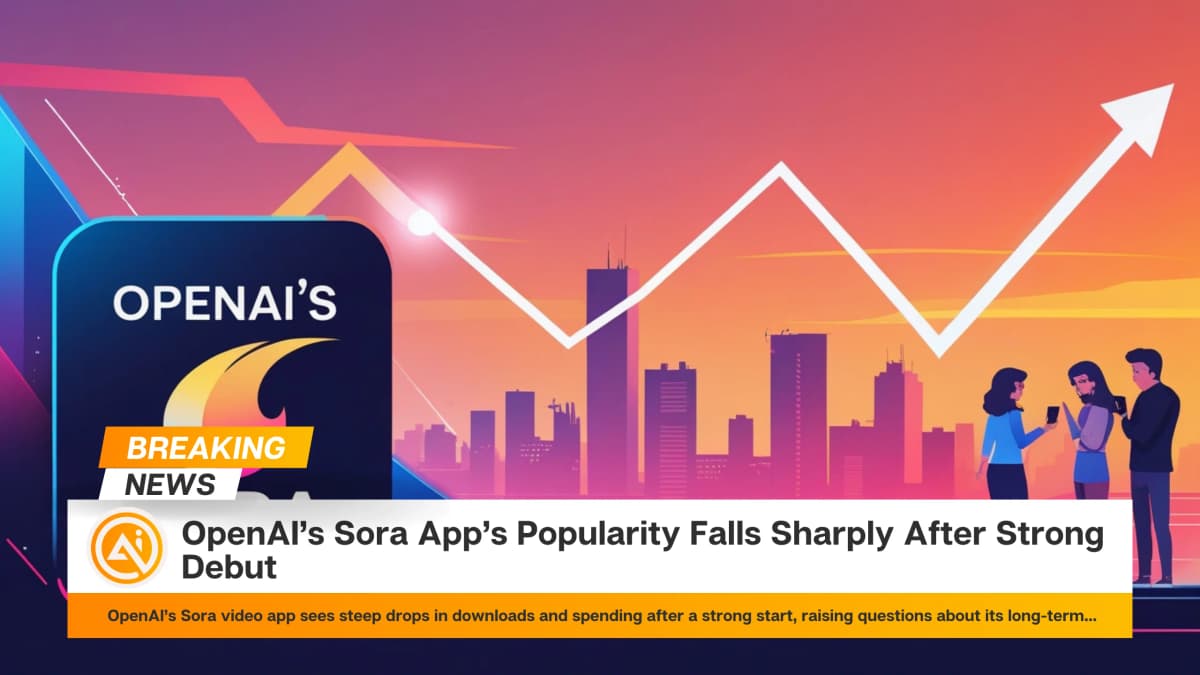 OpenAI’s Sora App’s Popularity Falls Sharply After Strong Debut