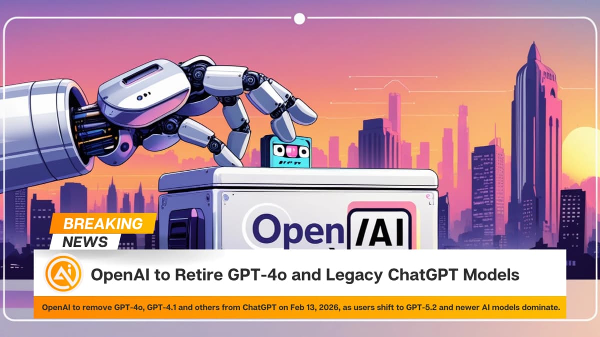 OpenAI to Retire GPT-4o and Legacy ChatGPT Models