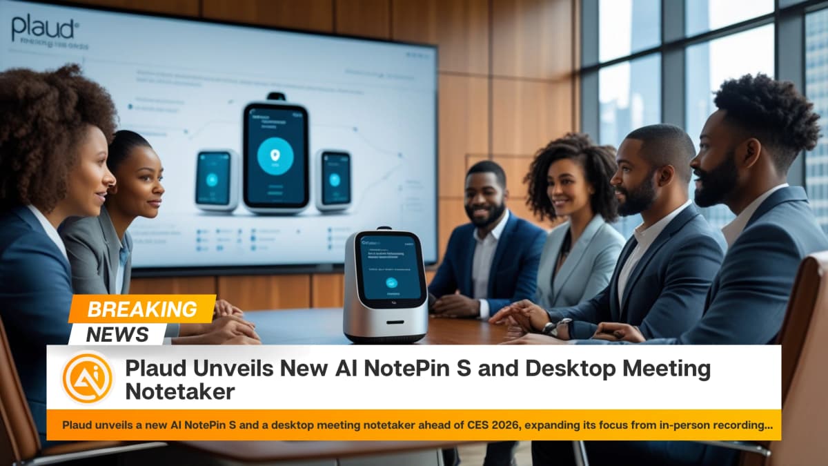 Plaud Unveils New AI NotePin S and Desktop Meeting Notetaker
