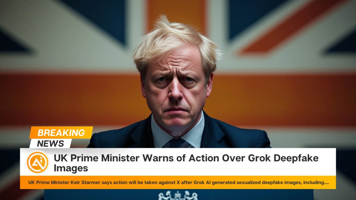 UK Prime Minister Warns of Action Over Grok Deepfake Images