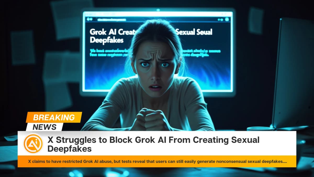 X Struggles to Block Grok AI From Creating Sexual Deepfakes