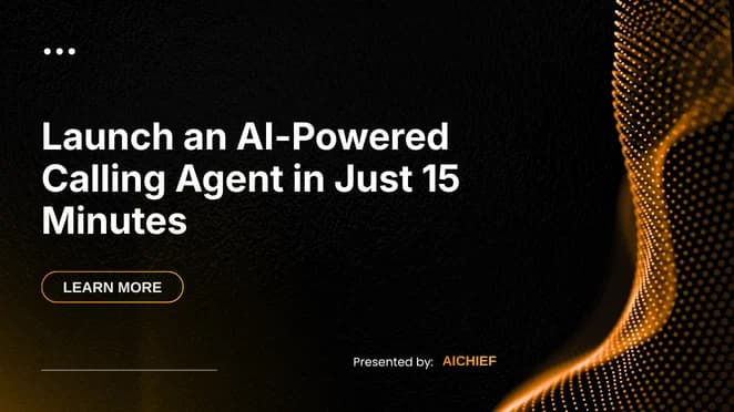 Launch an AI-Powered Calling Agent in Just 15 Minutes
