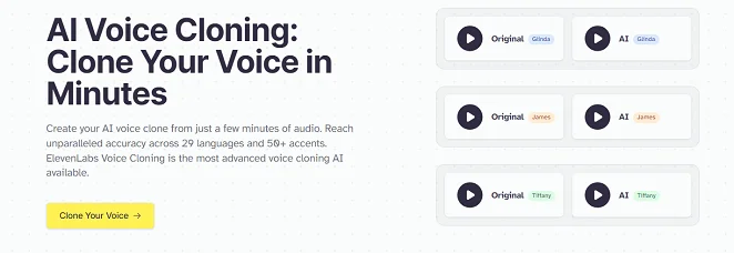 AI Voice Lab to clone your voice