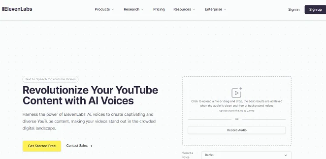 AI Voices for YouTube Content